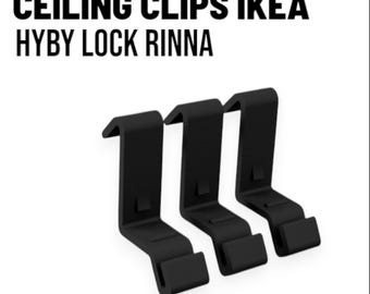 Locking clips for IKEA Hyby, Lock and Rinna ceiling lights