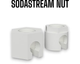 Replacement nut for SodaStream Crystal 1.0 / 2.0 and Jet CO2 hose