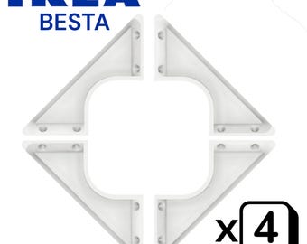 Eckverstärkungen für IKEA Besta-Schränke