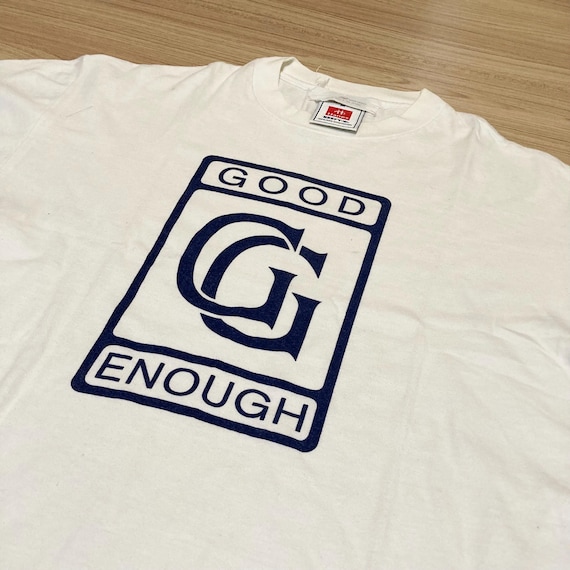 90s 初期 good enough Tシャツ 藤原ヒロシ 90年代ヴィンテージのGood Enough Tシャツ：藤原ヒロシの日本の