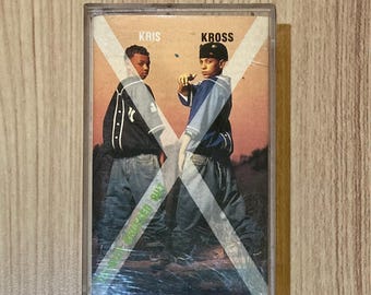 vintage 90s Kris Kross Totally Krossed Out Cassette Tape - Rap Hip Hop Music