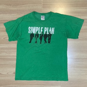 Maglietta vintage del tour europeo Y2K Simple Plan / Skateboard Pop Punk Green Day Nofx Sum 41 Mxpx Good Charlotte Neck Deep Offspring Blink 182