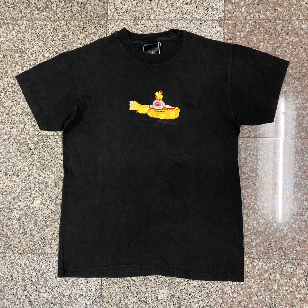 Vintage 90s Beatles Yellow Submarine T-shirt : Size XS - Etsy