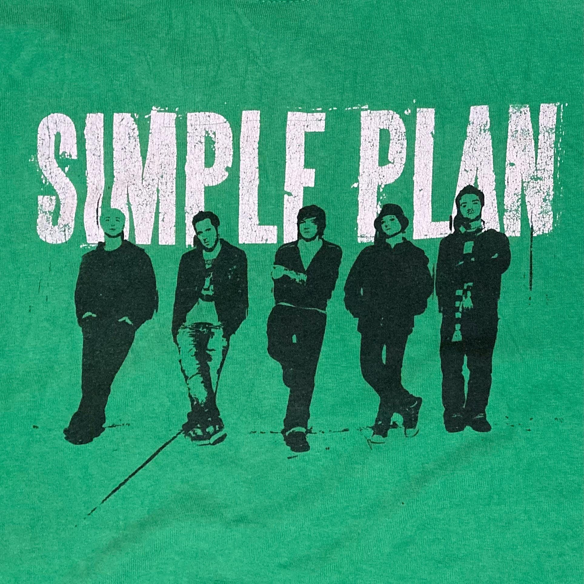 Vintage Simple Plan European Tour Tee - Pop Punk - Size M - Etsy