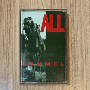 vintage 90s ALL Cassette Tape &quot;Pummel 1995&quot; / Music Pop Punk Skate Punk Punk Rock