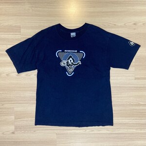 90s Mossimo Tシャツ ネイビー フェード L POST JUNK / 90's MOSSIMO USA製 Tシャツ [L]