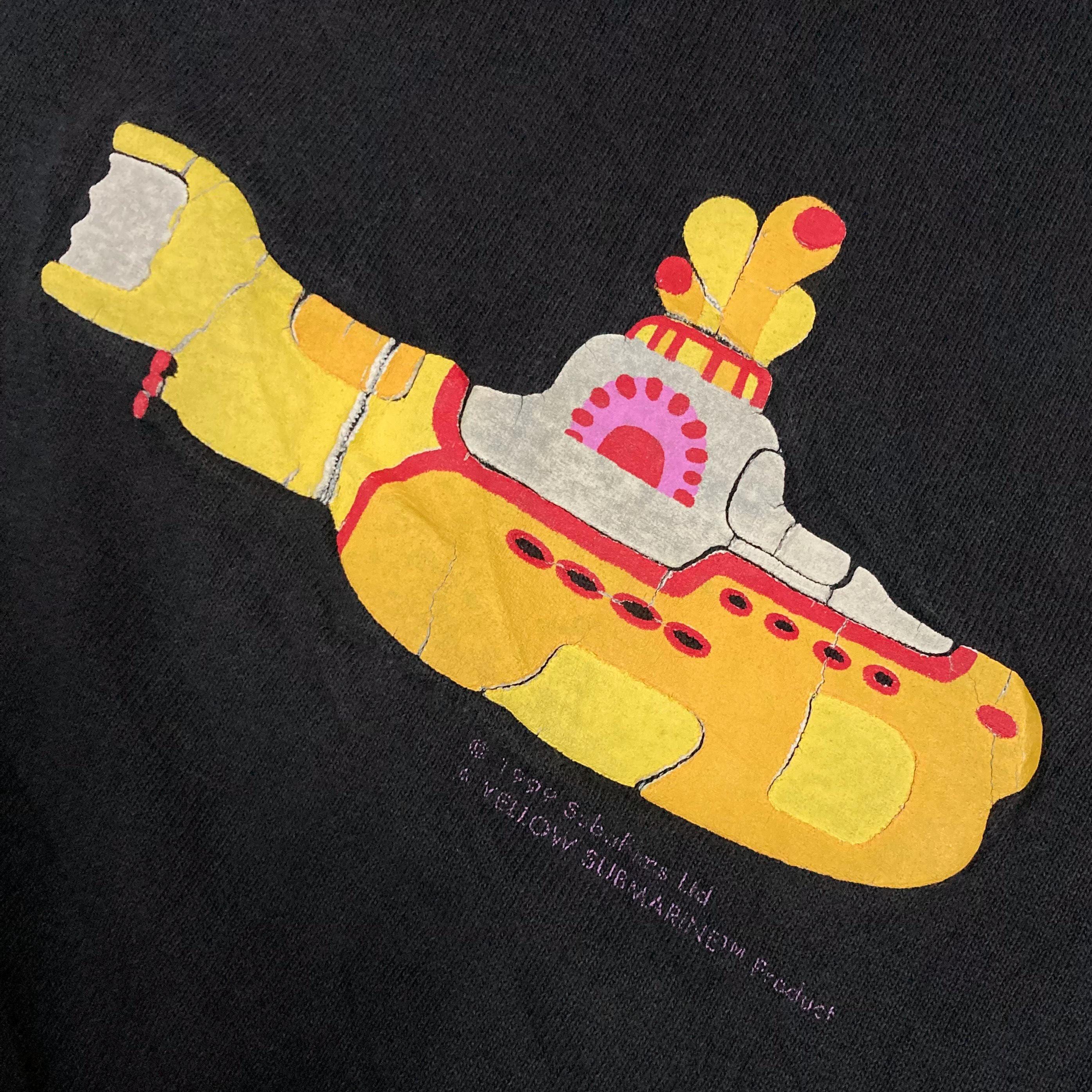 Vintage 90s Beatles Yellow Submarine T-shirt : Size XS - Etsy