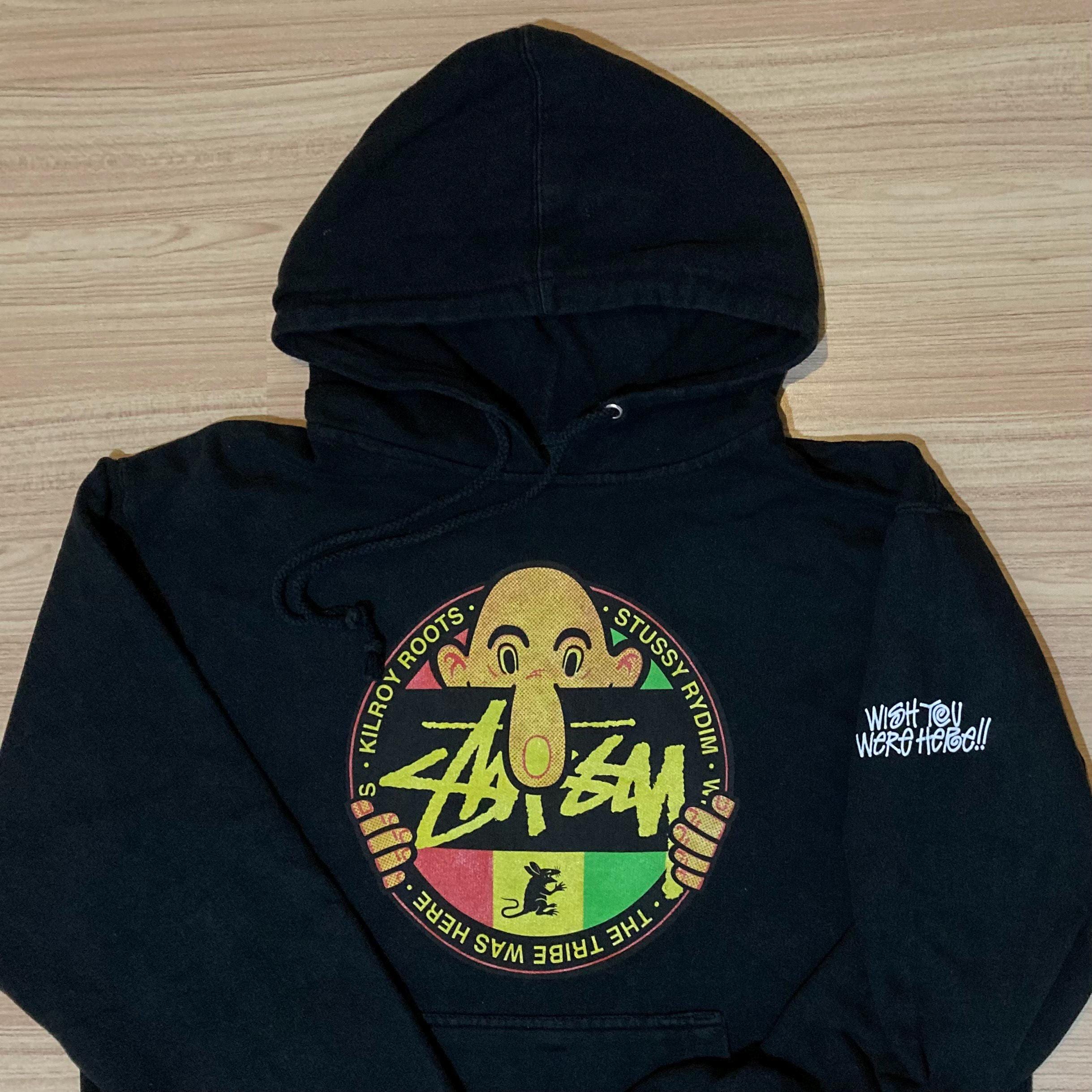Stussy Kilroy Eric Elms Hoodie - Size M - Etsy