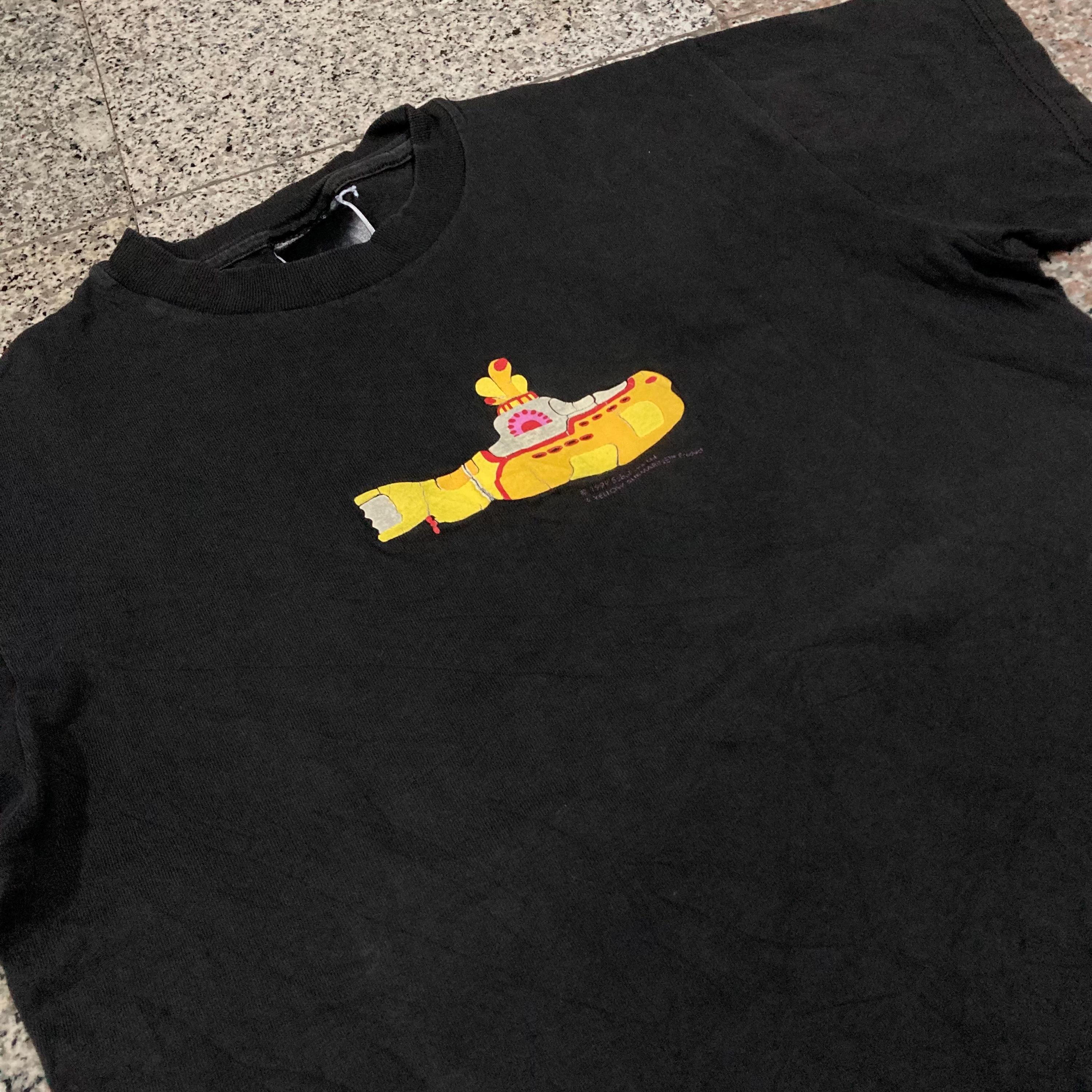 Vintage 90s Beatles Yellow Submarine T-shirt : Size XS - Etsy