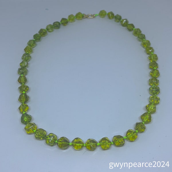 Hand-Knotted Peridot Necklace