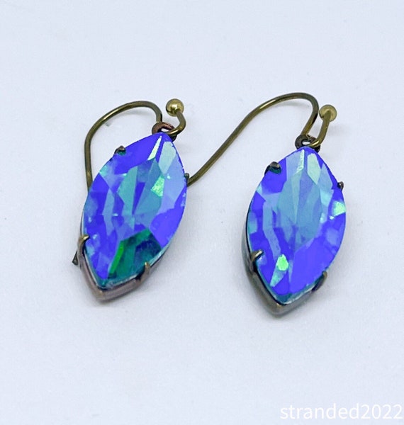 Vintage Crystal Drop Earrings