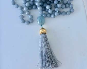 Mala Angelite Necklace