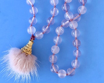 Healing Rose Quartz Necklace