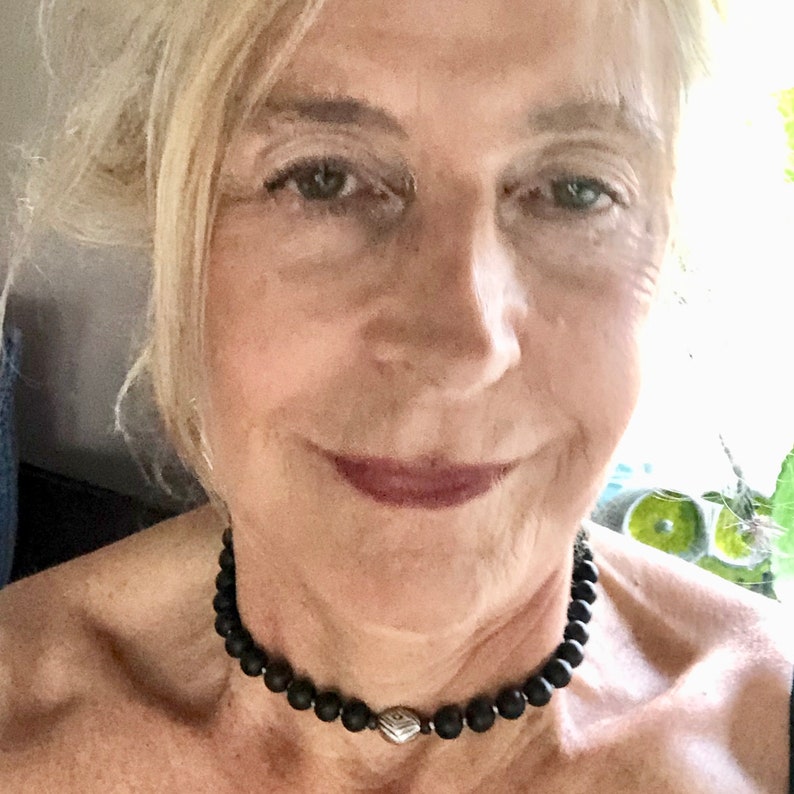 Throat Chakra Onyx Choker