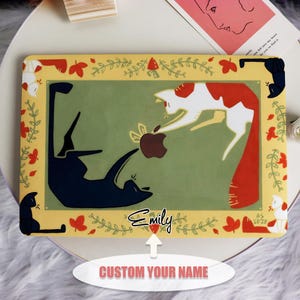 Playful Cats New Pro Mac Protective Case Personalized Name For Macbook Air 11/13 Pro13/14/15/16 Apple Laptop 2025 2024 2023 Macbook Cover