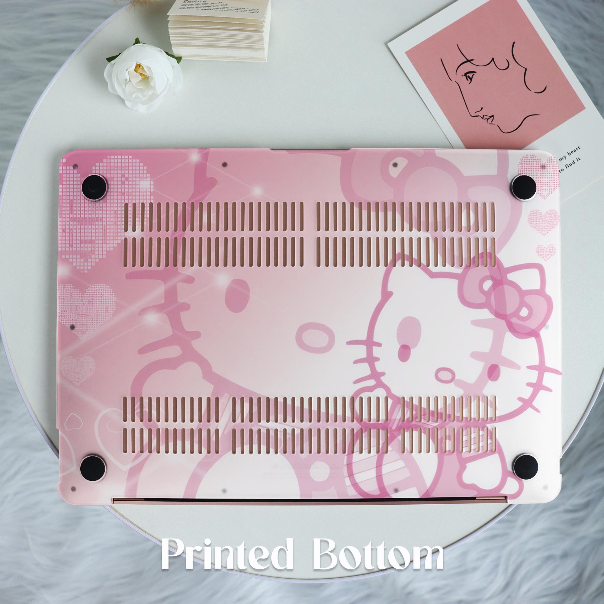 Cute Hello Kitty New Mac Protective Case Personalized Name for