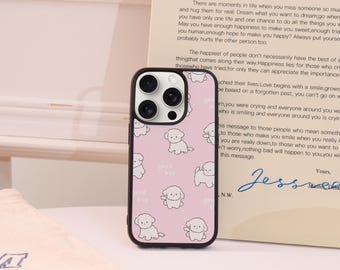 Étui pour iPhone chiot mignon 16 15 14 13 12 Pro Max Plus Mini iPhone 13 12 11 X XS XR SE housse pour iPhone 2025 nouvelle coque de téléphone portable
