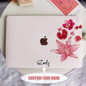 Pink Elegance New Pro Mac Protective Case Personalized Name For Macbook Air 11/13 Pro13/14/15/16 Apple Laptop 2025 2024 2023 Macbook Cover