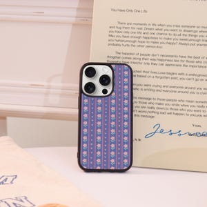 Striped Flowers iPhone Case For iPhone 16 15 14 13 12 Pro Max Plus Mini iPhone 13 12 11 X XS XR SE iPhone Cover 2025 New Mobile Phone Case