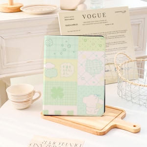 Niedliches Patchwork iPad Case, iPad Air 13&#39;&#39;iPad 11 A16 2025 iPad Pro 12.9&#39;&#39; 2021 iPad Pro Caseipad mini 6, iPad 9/8 10.2 Zoll,iPad Air Hülle 2025