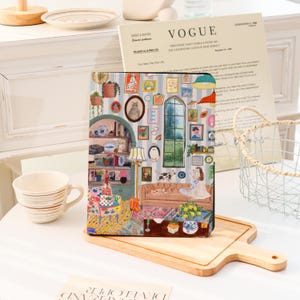 Retro Casual iPad Hülle, iPad Air 13 Zoll, iPad 11, A16, 2025, iPad Pro 12,9 Zoll, 2021, iPad Pro Case, iPad mini 6, iPad 9/8,10.2,, iPad Air Cover 2025