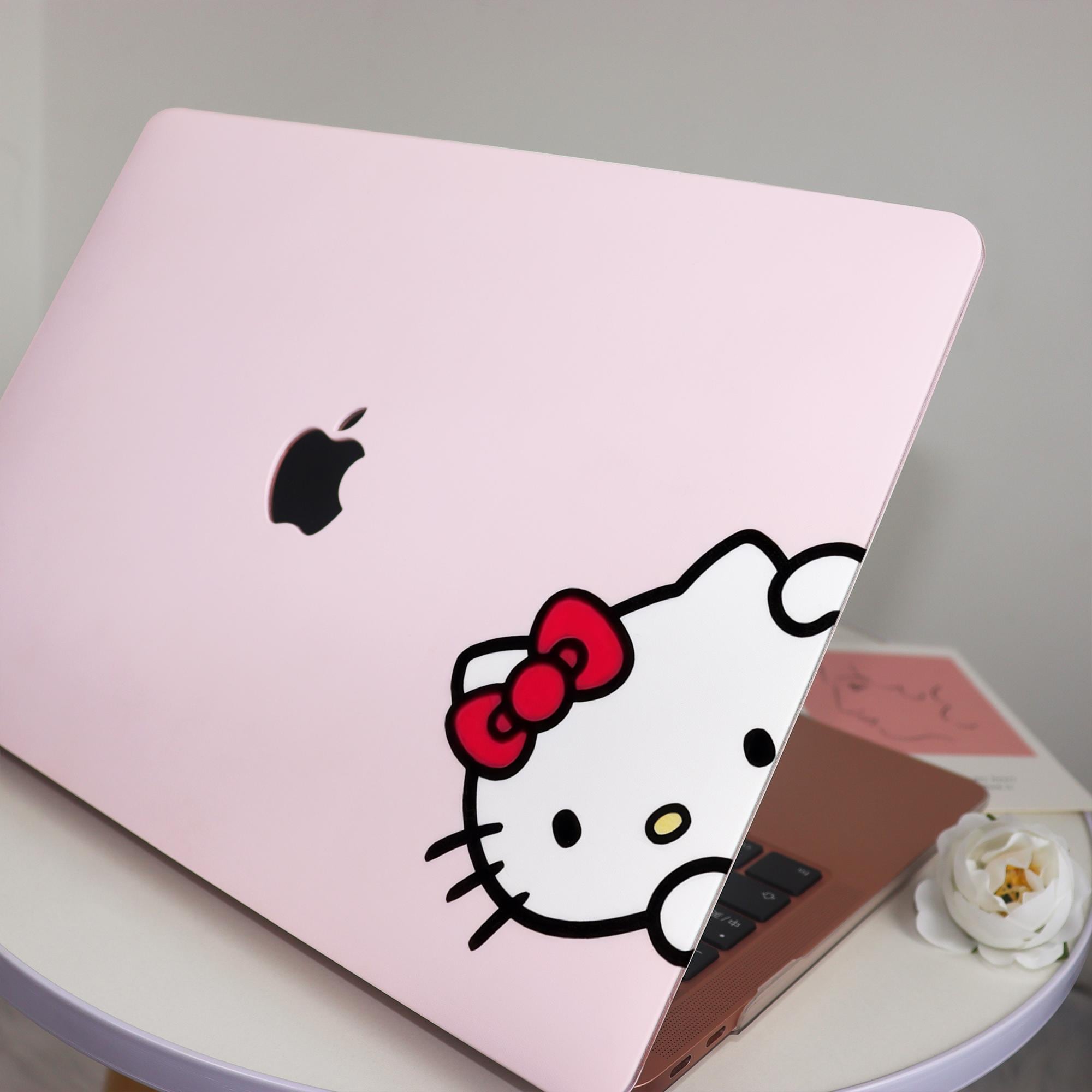 Pink Hello Kitty New Mac Protective Case Personalized Name for