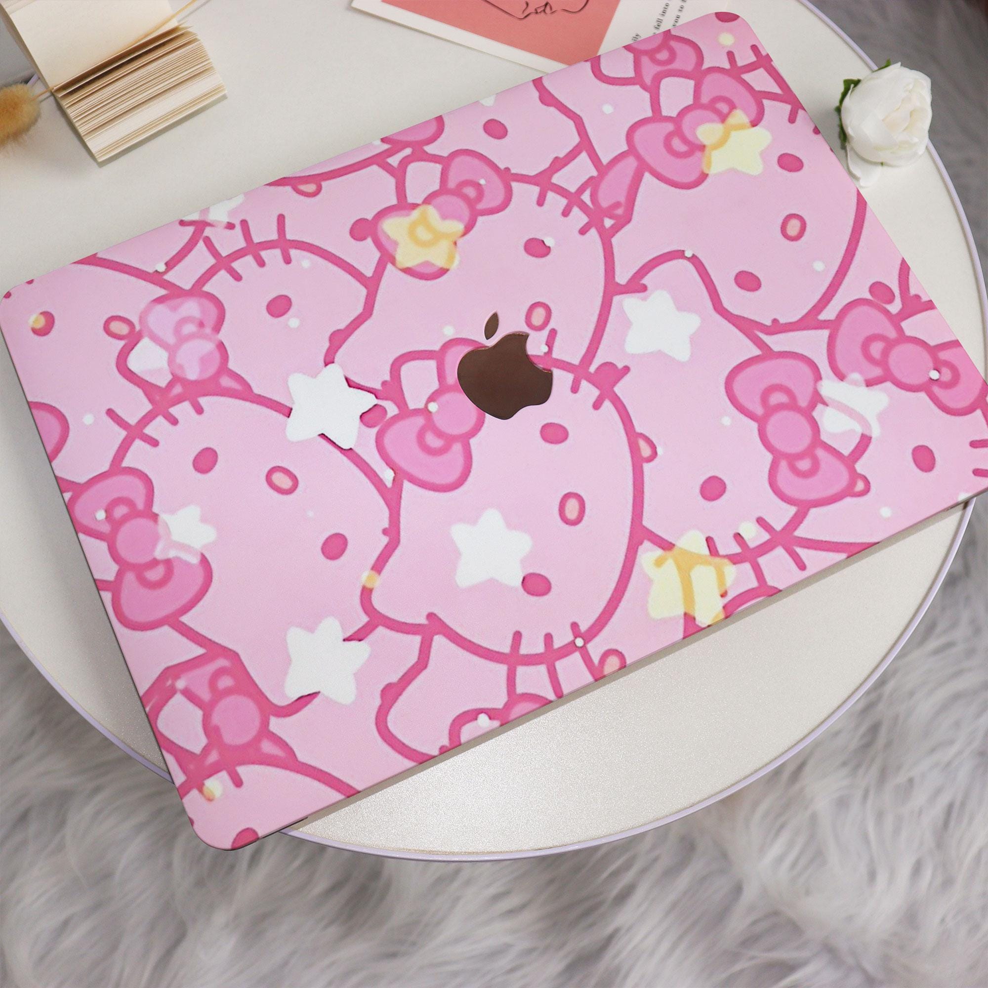 Cute Hello Kitty New Pro Mac Protective Case Personalized Name for