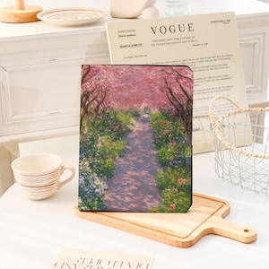 iPad-skal Flower Road, iPad Air 13'' iPad 11 A16 2025 iPad Pro 12.9'' 2021 iPad Pro-skal iPad mini 6, iPad 9/8, 10.2", iPad Air-fodral 2025