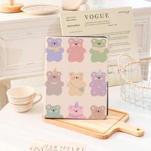Bunter Bär iPad Case, iPad Air 13&#39;&#39;, iPad 11, A16, 2025, iPad Pro 12,9&#39;&#39;, 2021, iPad Pro Case, iPad mini 6, iPad 9/8,10.2,, iPad Air Cover 2025