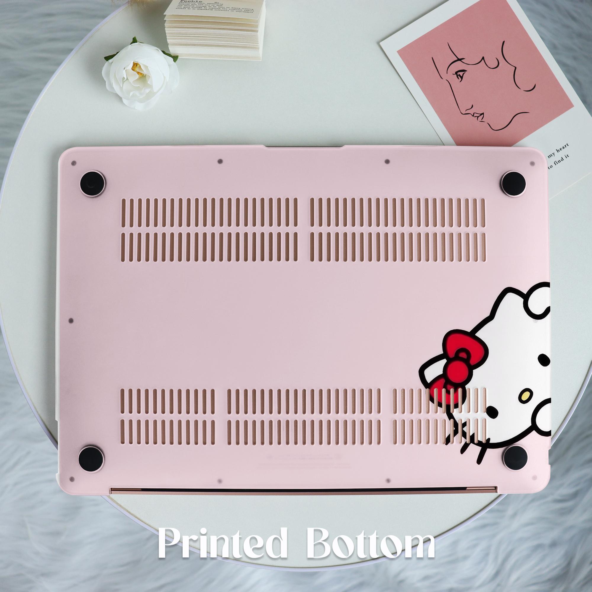Pink Hello Kitty New Mac Protective Case Personalized Name for