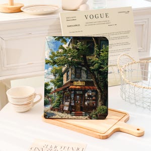 Coffee Shop iPad Tasche, iPad Air 13&#39;&#39;, iPad 11, A16, 2025, iPad Pro 12,9&#39;&#39;, 2021, iPad Pro Case, iPad mini 6, iPad 9/8,10.2,,iPad Air Cover 2025