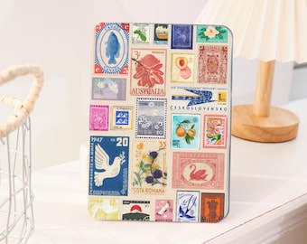 Vintage Stamp Kindle Personalized For Case Paperwhite 1/2/3/4, Paperwhite Case, Paperwhite &quot;6&quot;, Kindle 2024/2025, Kindle Paperwhite Cover
