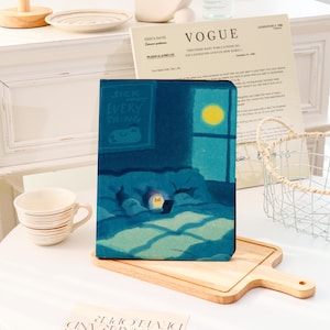 Moonlight Cozy iPad Hülle, iPad Air 13&#39;&#39;, iPad 11, A16, 2025, iPad Pro, 12.9&#39;&#39;, 2021, iPad Pro Case, iPad mini 6, iPad 9/8,10.2,, iPad Air Cover 2025