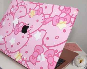 Cute Hello Kitty New Pro Mac Protective Case Personalized Name for