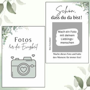 Compiti fotografici da grattare EUCALIPTO, biglietti da grattare per il matrimonio o per il tuo prossimo evento
