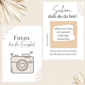 Fotoaufgaben zum Rubbeln BOHO, Rubbelkarten für die Hochzeit oder für dein nächstes Event