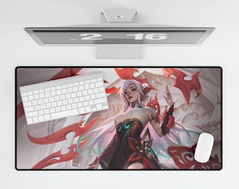 Irelia Desk Mat – LOL Gaming Mouse Pad, Anime Office Decor