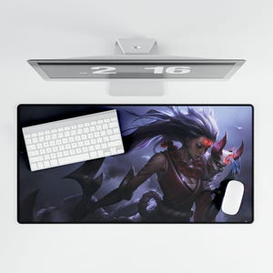 Gaming Mouse Pad with Diana from League of Legends, LOL Desk Mat, Gaming Accessories, Office Decor, Desk Organizer
