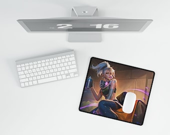 Akali Mouse Pad, League of Legends Desk Mat, Gamer Decor