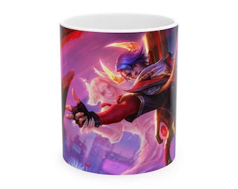 Aphelios LOL Ceramic Mug – League of Legends Gamer Gift