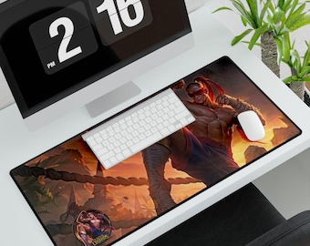 Lee Sin League of Legends Mouse Pad, 4K Gaming Desk Mat