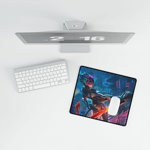 Akali League of Legends Desk Mat, Gaming Mouse Pad, LOL Desk Accessories, Gamer Gift, Gaming Decor, Office Desk Supplies