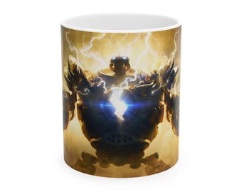 Blitzcrank League of Legends Mug – Futuristic Ceramic Design