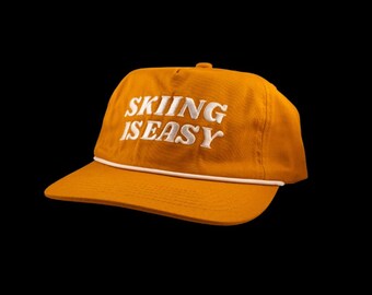 El sombrero "Esquiar es fácil" (óxido)