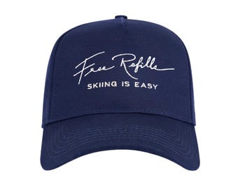 El sombrero "Recargas gratis" (azul marino)