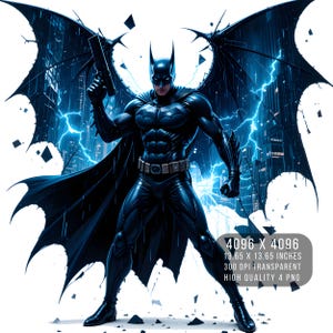 4 PNG Bat Superhero fan art Vidro rachado Splash Aquarela PNG Arquivo PNG transparente para download digital de sublimação