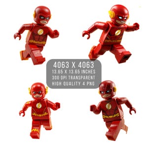 4 PNG Bloco Flash Relâmpago Filme de Super-herói e Herói Design Digital Arquivo PNG para sublimação - Alta Resolução - Download PNG Digital Instantâneo