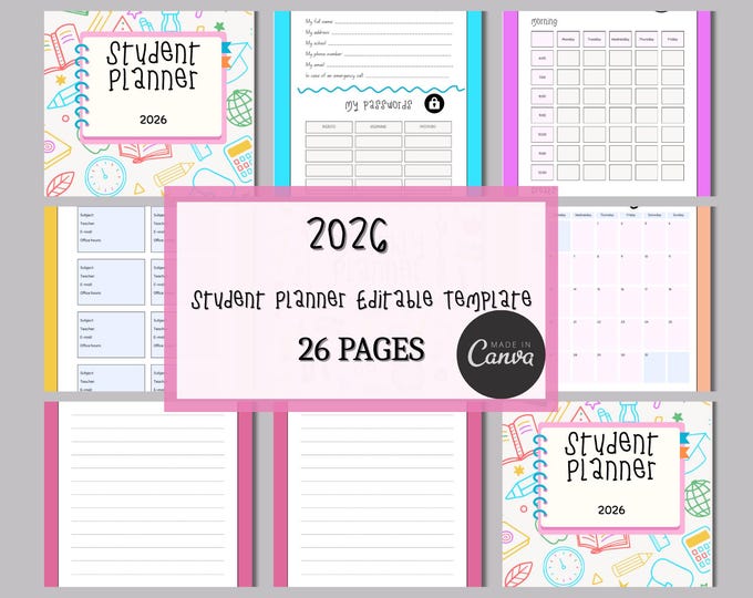 Featured listing image: Student Planner 2026