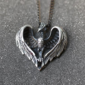 Sterling Silver Dragon Necklace: Unisex Fantasy Jewelry
