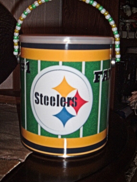 Items similar to Steelers Gift Can on Etsy